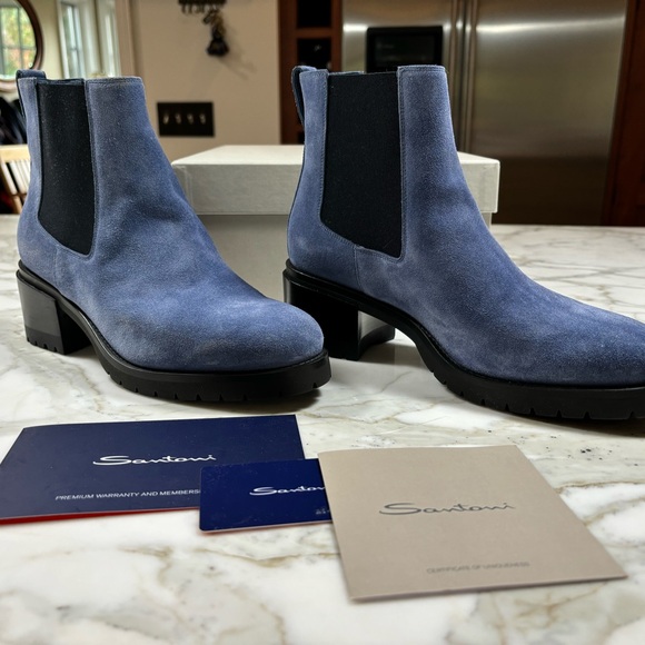 Santoni Suede Boot - Picture 5 of 6
